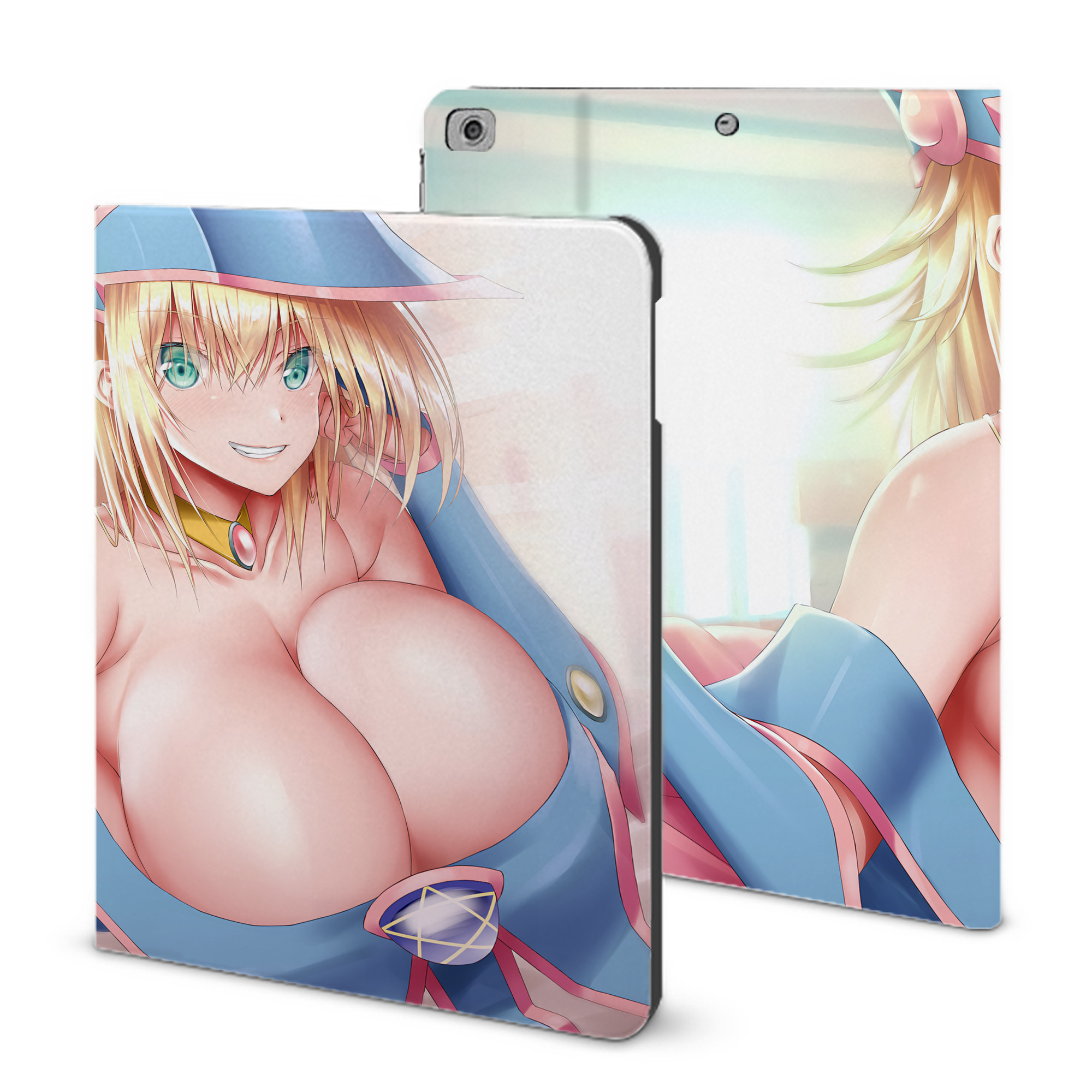 （画像用） 遊☆戯☆王 Yu-Gi-Oh! IPad ケース ブック型 PUレザー TPU 耐衝撃 軽量 薄型 ペン収納なし 全面保護 IPad 各モデル対応